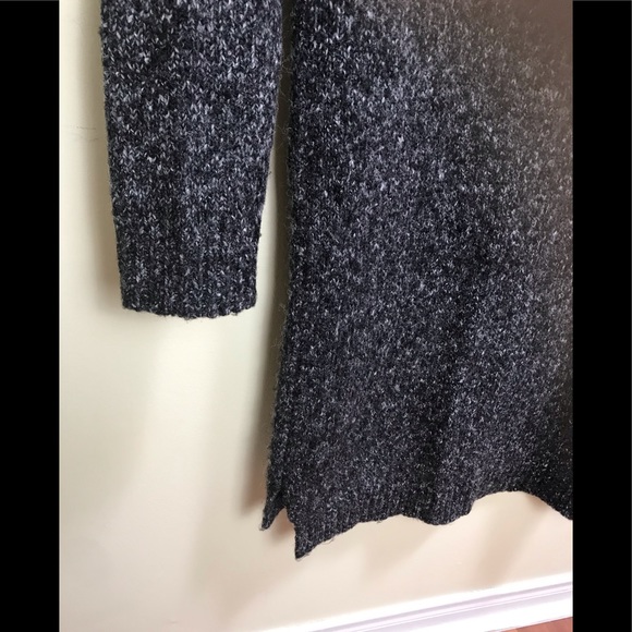 BCBG NWOT Tunic Sweater Dress Zippers Shoulders Knit Soft Minimalist Tunic Top - Picture 6 of 8